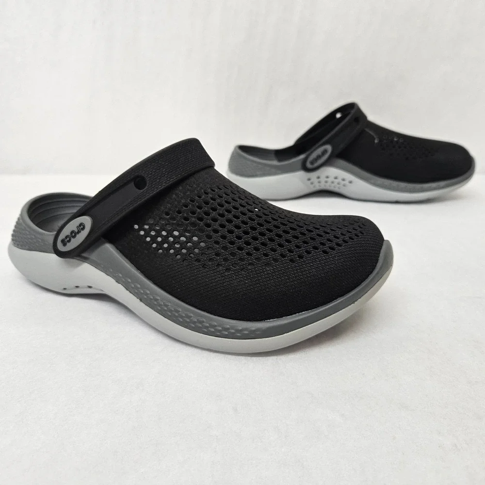 Crocs LiteRide 360 Clog 206708-0DD Black Slate Grey Mens 5